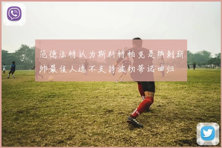 范德法特认为斯科特帕克是热刺新帅最佳人选不支持波切蒂诺回归
